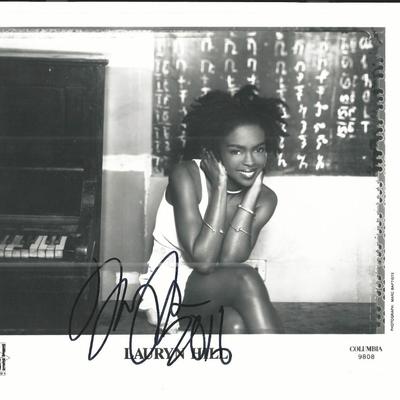 Lauryn Hill signed photo