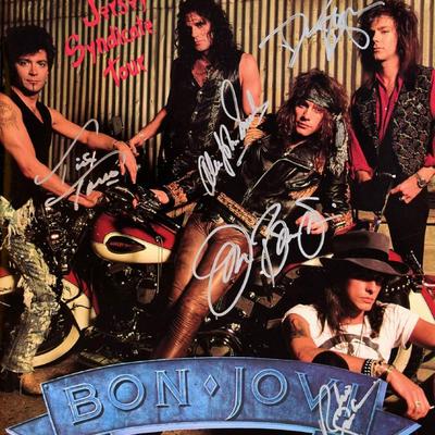 Bon Jovi signed The Jersey Syndicate Tour Book
