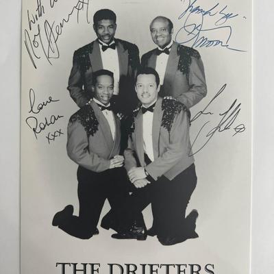 The Drifters signed photo