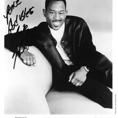 Martin Lawrence signed photo