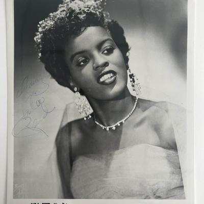 Lula Reed signed photo