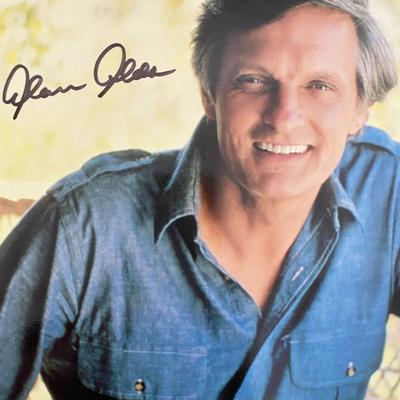 MASH Alan Alda signed photo