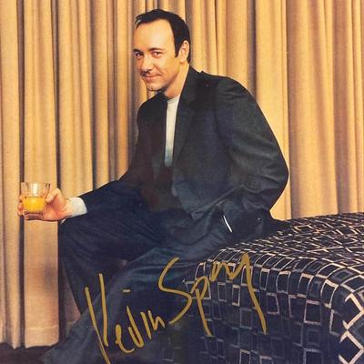 Kevin Spacey signed photo