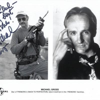 Michael Gross signed photo