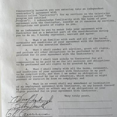 The Spinners signed contract 