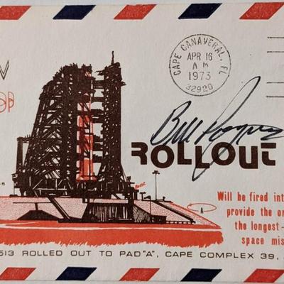 Bill Pogue Signed Saturn V First Day Cover