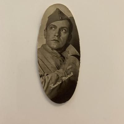 Frederic March unsigned cigarette card