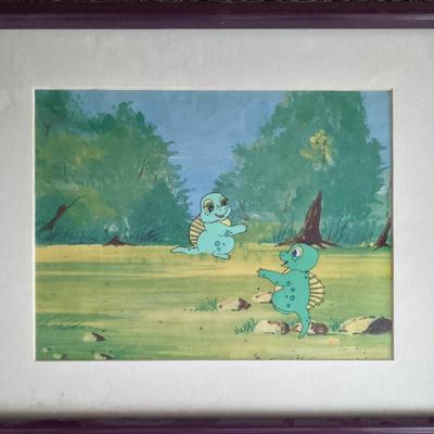 Dink, The Little Dinosaur Framed Animation Cel