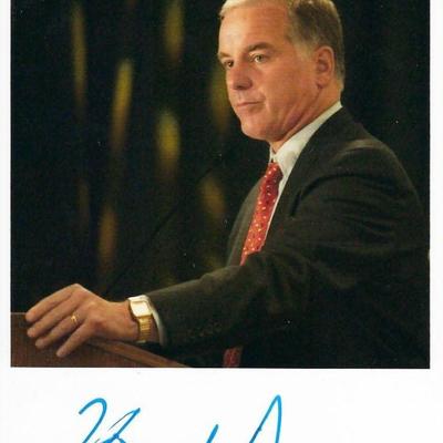 Howard Dean signed photo
