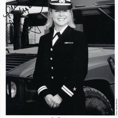 JAG Karri Turner signed photo