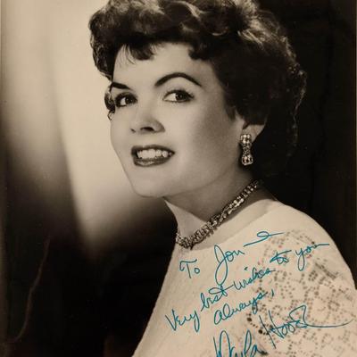 Our Gang Darla Hood Signed Photo