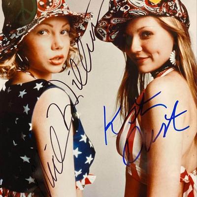 Dick Michelle Williams and Kristin Dunst Signed Movie Photo