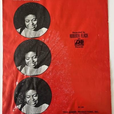 Roberta Flack Killing Me Softly with His Song music book