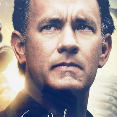 Tom Hanks signed movie photo