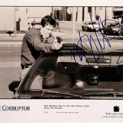 Mark Wahlberg signed movie still photo 