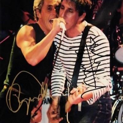 The Who signed promo photo 