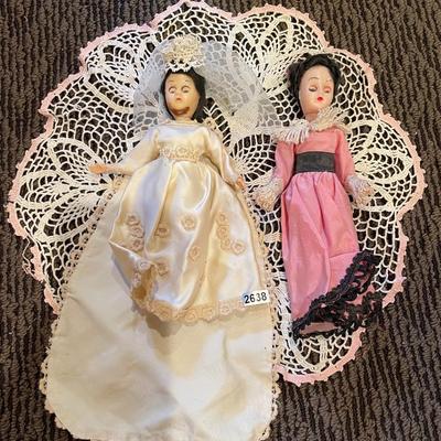 Set of plastic dolls