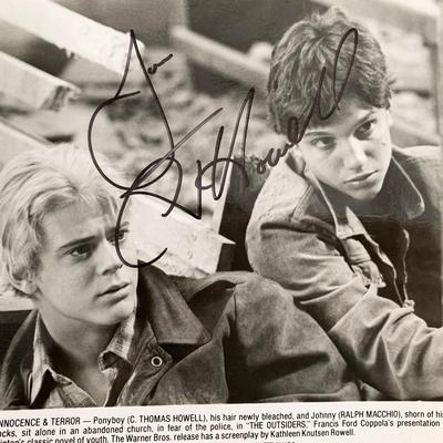 The Outsiders C. Thomas Howell signed movie photo