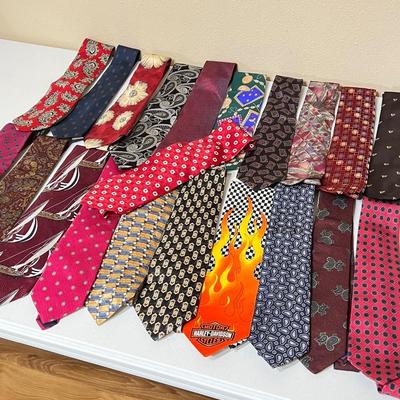 Twenty One (21) Assorted Neck Ties
