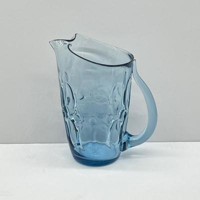 FOSTORIA ~ Mesa Blue ~ Glass Pitcher