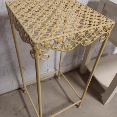 Vintage Wrought Metal Plant Stand