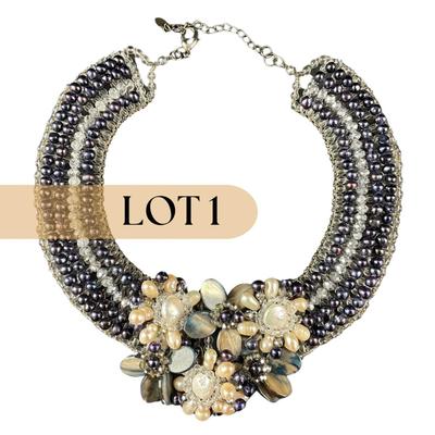 -1- ARTISAN | Pearl Collar Necklace