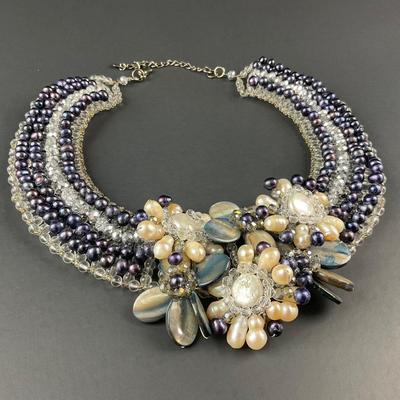 -1- ARTISAN | Pearl Collar Necklace