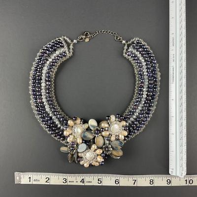 -1- ARTISAN | Pearl Collar Necklace