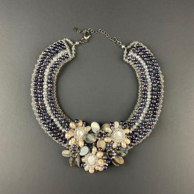 -1- ARTISAN | Pearl Collar Necklace