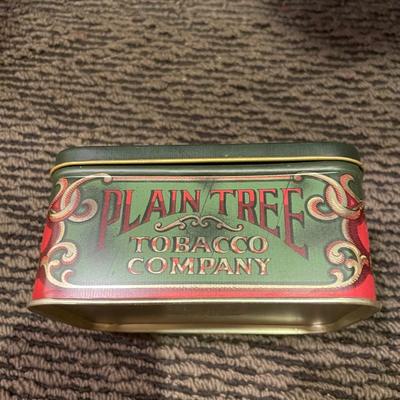 Plain Tree tobacco tin