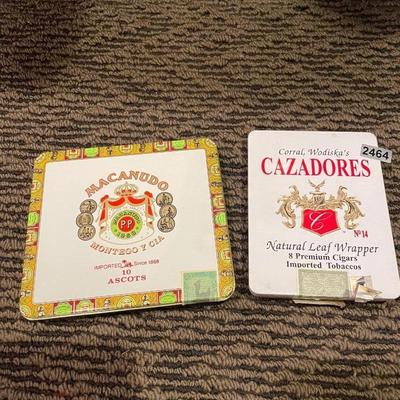 Tobacco tins