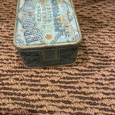 Edgeworth tobacco tin