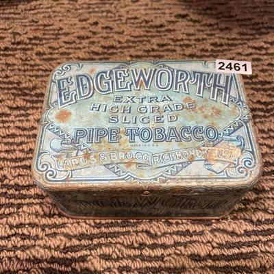 Edgeworth tobacco tin