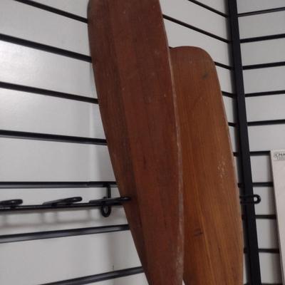 Set of Wood Oars or Paddles