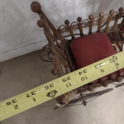 Antique Stick and Ball Design Doll or Baby Buggy
