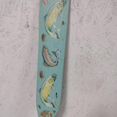 Painted Oar Trout Fly Fishing Theme