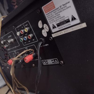 Edison Receiver and Speaker System Stereo (See all Pictures)
