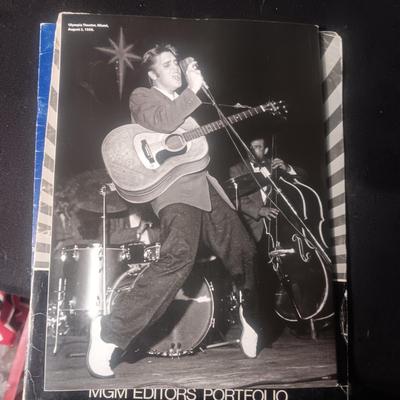 ELVIS SONGS SHEET MUSIC, MEMORIAL BOOK AND MAGAZINE