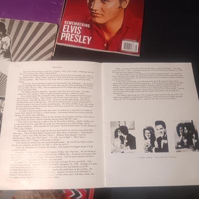 ELVIS SONGS SHEET MUSIC, MEMORIAL BOOK AND MAGAZINE