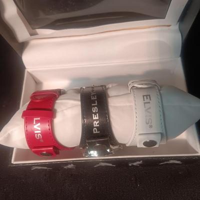 ELVIS PRESLEY WATCH WITH INTERCHANGEABLE BANDS