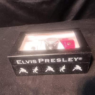 ELVIS PRESLEY WATCH WITH INTERCHANGEABLE BANDS