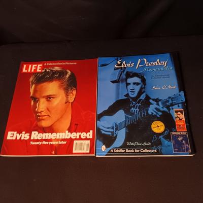 ELVIS MEMORABILIA BOOK AND MAGAZINE