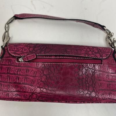 Fushia Colored Small Handbag Clutch - good used condition