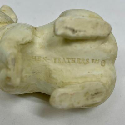 Pig Lot #1 - (7) Stone, Clay, Resin, Mt. Saint Helen's Ash, etc Figurine Small Statue - Pigs Piggies Piglet Hallmark Beck
