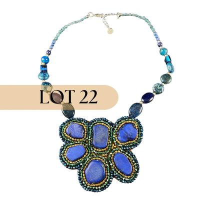 -22- COSTUME | Nakamol Art Piece Necklace | Marked