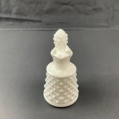 -23- FENTON | Milk Glass Hobnail Cruet