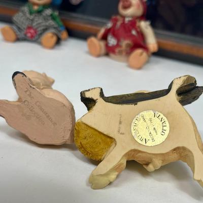 Pig Lot #2 - Pig Piggy Pigs Figurines - Lefton China, Little Nook Village, and others