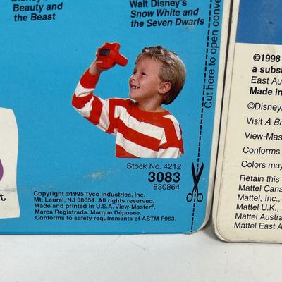 Lot of Disney ViewMaster Reels - New in Package
