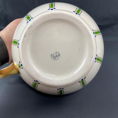 -27- ART DECO | 1900’s-1930’s Lenox & Belleek American Hand Painted Pitcher | Marked