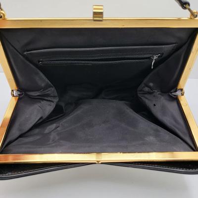 Elbief England Black & White Vintage Handbag